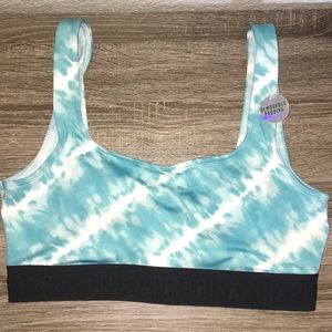 Tie dye sports bra